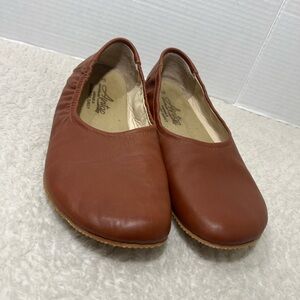 AINTAP Barefoot Men’s Sz 45 US 12 Handmade Turkey Brown Leather Slip On Shoes